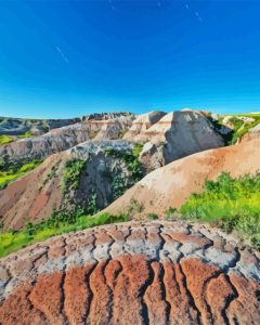 Badlands National Park Night Diamond Painting