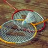 Badminton Rackets And Shuttlecock Diamond Painting