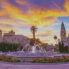 Balboa Park Coronado Island Sunset Diamond Paintings