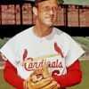 Baseball Player Stan Musial Diamond Painting