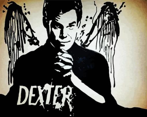 Black And White Dexter Diamond Painting