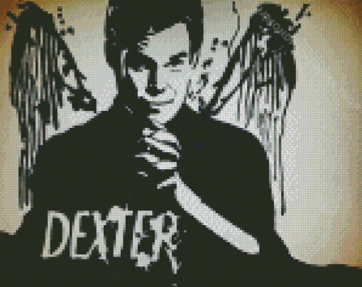 Black And White Dexter Diamond Paintings