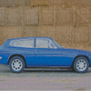 Blue Reliant Scimitar Car Diamond Paintings