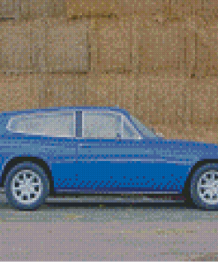 Blue Reliant Scimitar Car Diamond Paintings