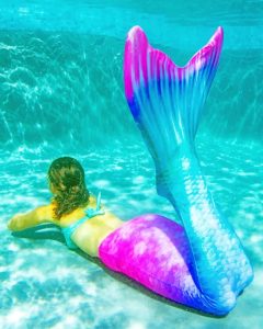 Blue And Pink Mermaid Tail Diamond Painting