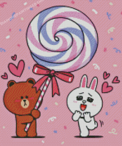 Brown And Cony Diamond Paintings