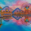 California Adventure Park At Sunset Diamond Paintings