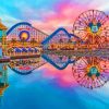 California Adventure Park At Sunset Diamond Painting