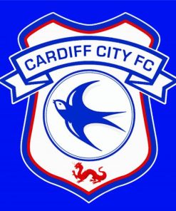 Cardiff City Football Logo Diamond Painting