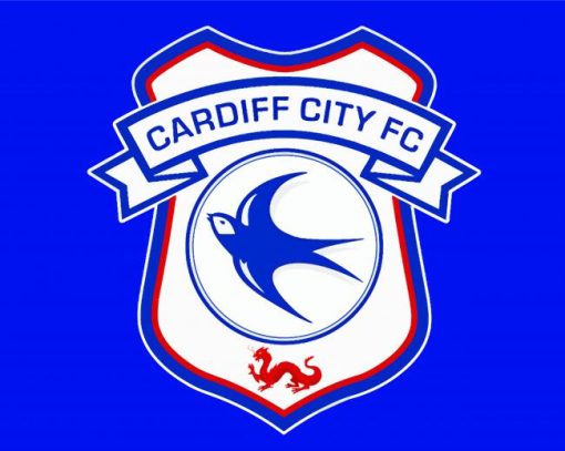 Cardiff City Football Logo Diamond Painting