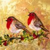 Cardinal Couple Art Diamond Painting