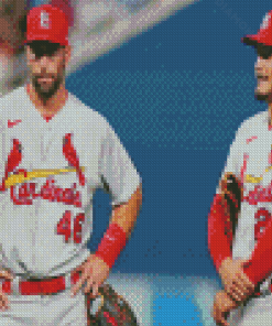 Cardinals Baseball Diamond Paintings