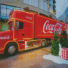 Christmas Cola Truck Diamond Paintings