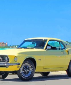 Classic 1969 Ford Mustang Fastback Diamond Painting