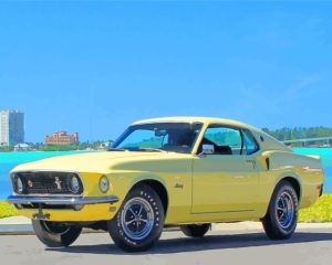 Classic 1969 Ford Mustang Fastback Diamond Painting