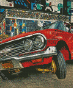 Classic Lowrider Car Diamond Paintings