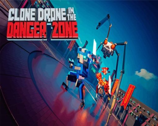 Clone Drone In The Danger Zone Game Diamond Painting