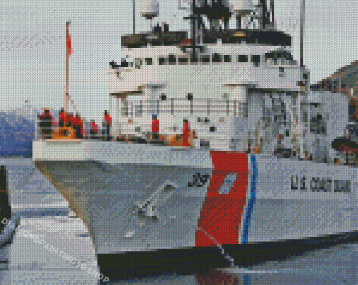 Close Up United States Coast Guard Diamond Paintings