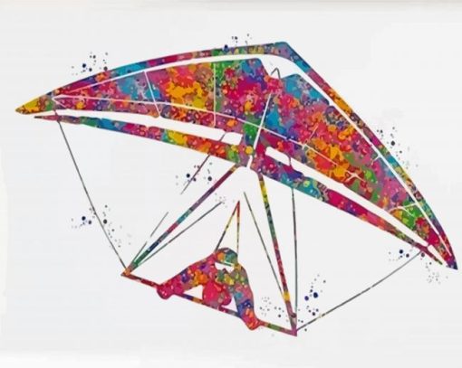 Colorful Hang Gliding Art Diamond Painting