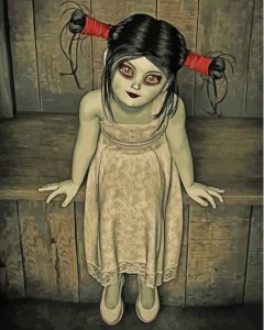 Creepy Gothic Doll Diamond Painting