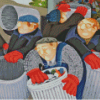 Dustbinmen Beryl Cook Diamond Paintings