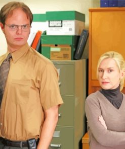 Dwight And Angela The Office Diamond Painting