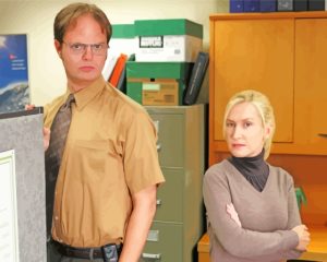 Dwight And Angela The Office Diamond Painting