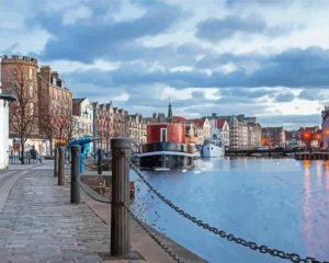 Edinburgh Leith Port Diamond Painting