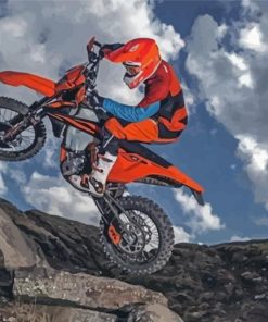 Enduro Motorcycle Sport Diamond Painting