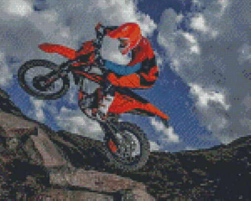 Enduro Motorcycle Sport Diamond Paintings