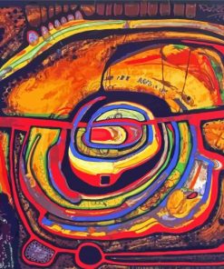 Eyebalance Number Five By Hundertwasser Diamond Painting