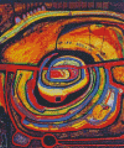 Eyebalance Number Five By Hundertwasser Diamond Paintings