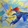 Fighting Cock Diamond Painting