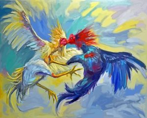 Fighting Cock Diamond Painting