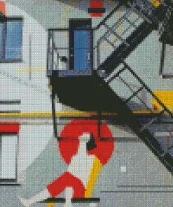 Fire Escape Stairs Diamond Paintings