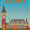 France Calais Belfry Poster Diamond Paintings