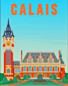 France Calais Belfry Poster Diamond Painting