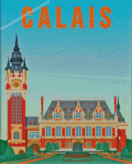 France Calais Belfry Poster Diamond Paintings