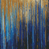 Gold And Blue Art Diamond Paintings