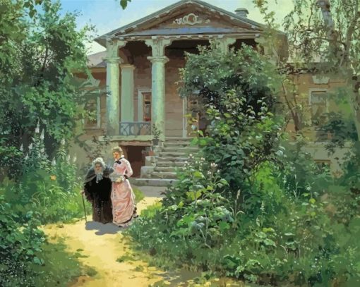 Granny's Orchard Polenov Diamond Painting