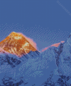 Himalayas At Sunset Landscape Diamond Paintings