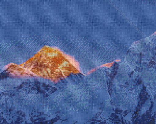 Himalayas At Sunset Landscape Diamond Paintings