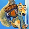 Ice Age Scrat Squirrel And Nut Diamond Painting
