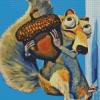 Ice Age Scrat Squirrel And Nut Diamond Paintings