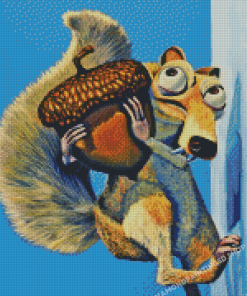 Ice Age Scrat Squirrel And Nut Diamond Paintings