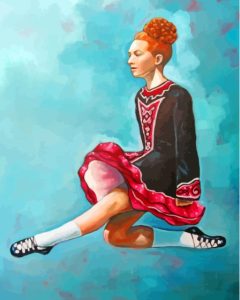 Irish Dancer Girl Diamond Painting