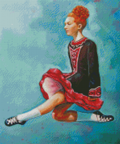 Irish Dancer Girl Diamond Paintings