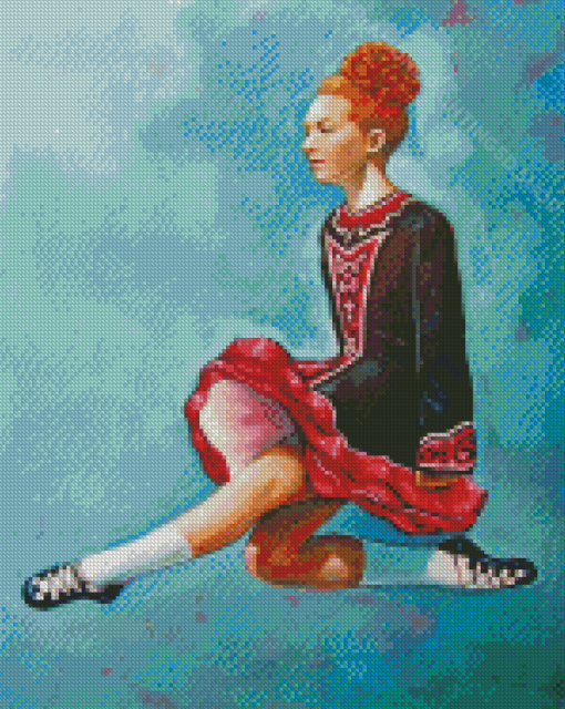Irish Dancer Girl Diamond Paintings