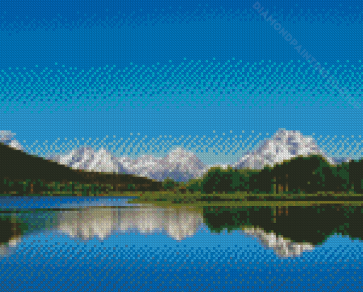 Jackson Lake Grand Teton Diamond Paintings