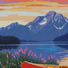 Jackson Lake Poster Diamond Paintings